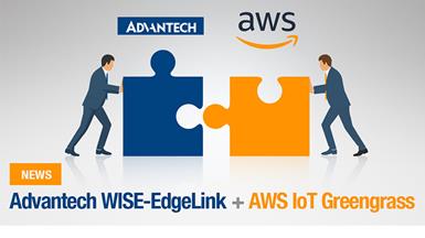 Advantech e AWS oferecem vantagens combinadas de tecnologias para o IIoT